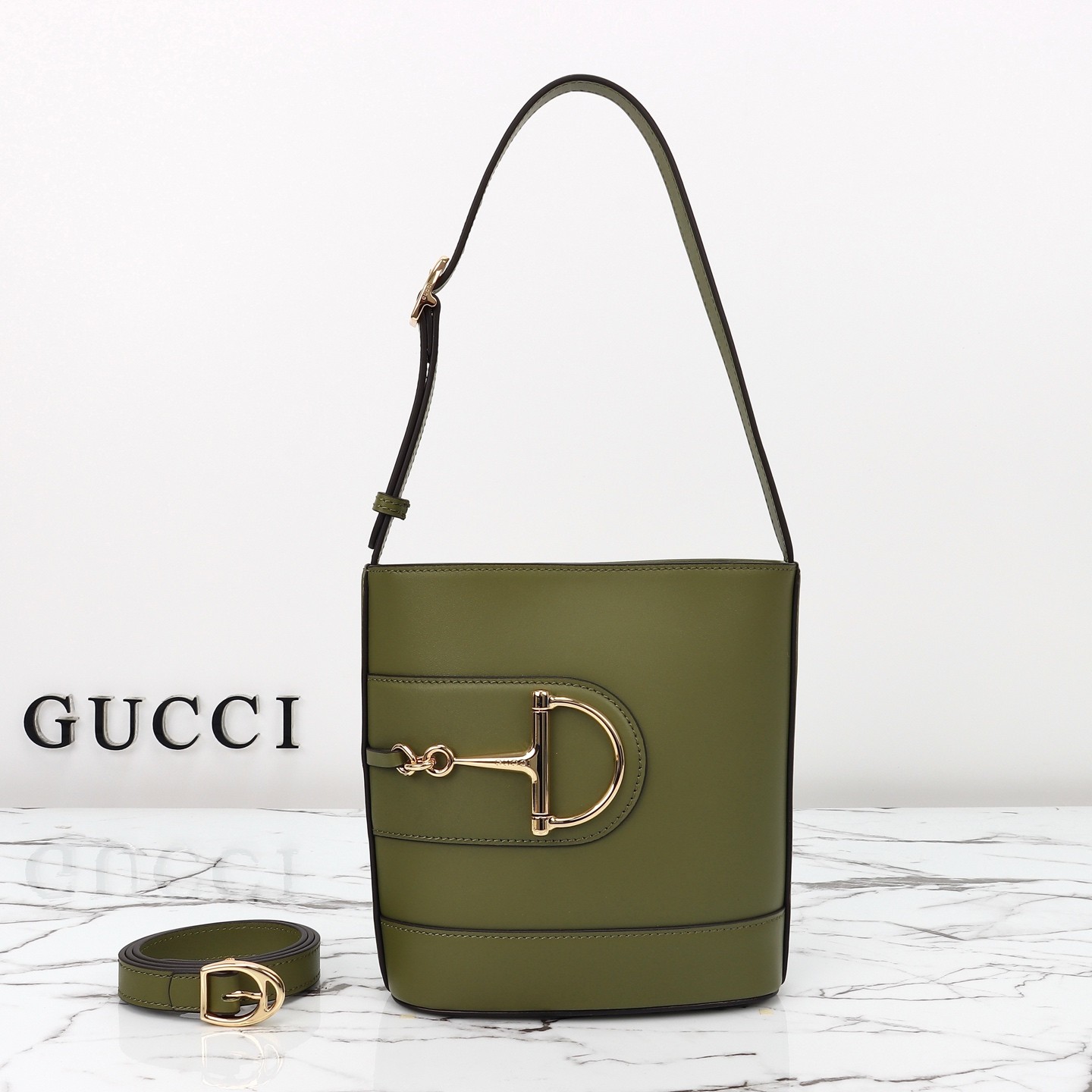 Gucci Horsebit embellished leather shoulder bag - Image 6