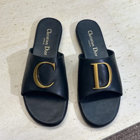Dior CD Logo Slides Sandals - Image 3