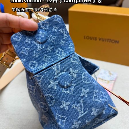 LV Carryall Cargo PM Monogram Denim Bag - Image 6