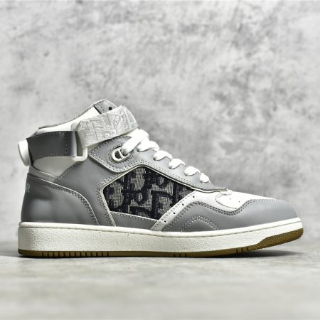 Dior B27 Sneakers High-Top Gray (AA Version) - Image 3
