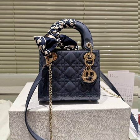 Dior Mini Lady Bag - Lacquered - Image 9