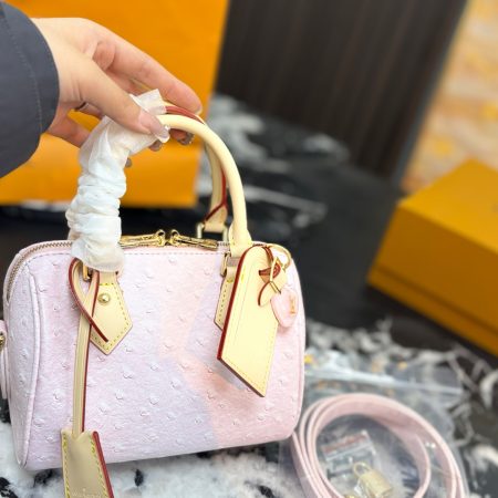 LV Pillow Speedy Handbag in Cherry Blossom Pink - Image 2