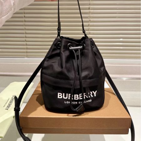 Burberry Striped Drawstring Ba - Image 4
