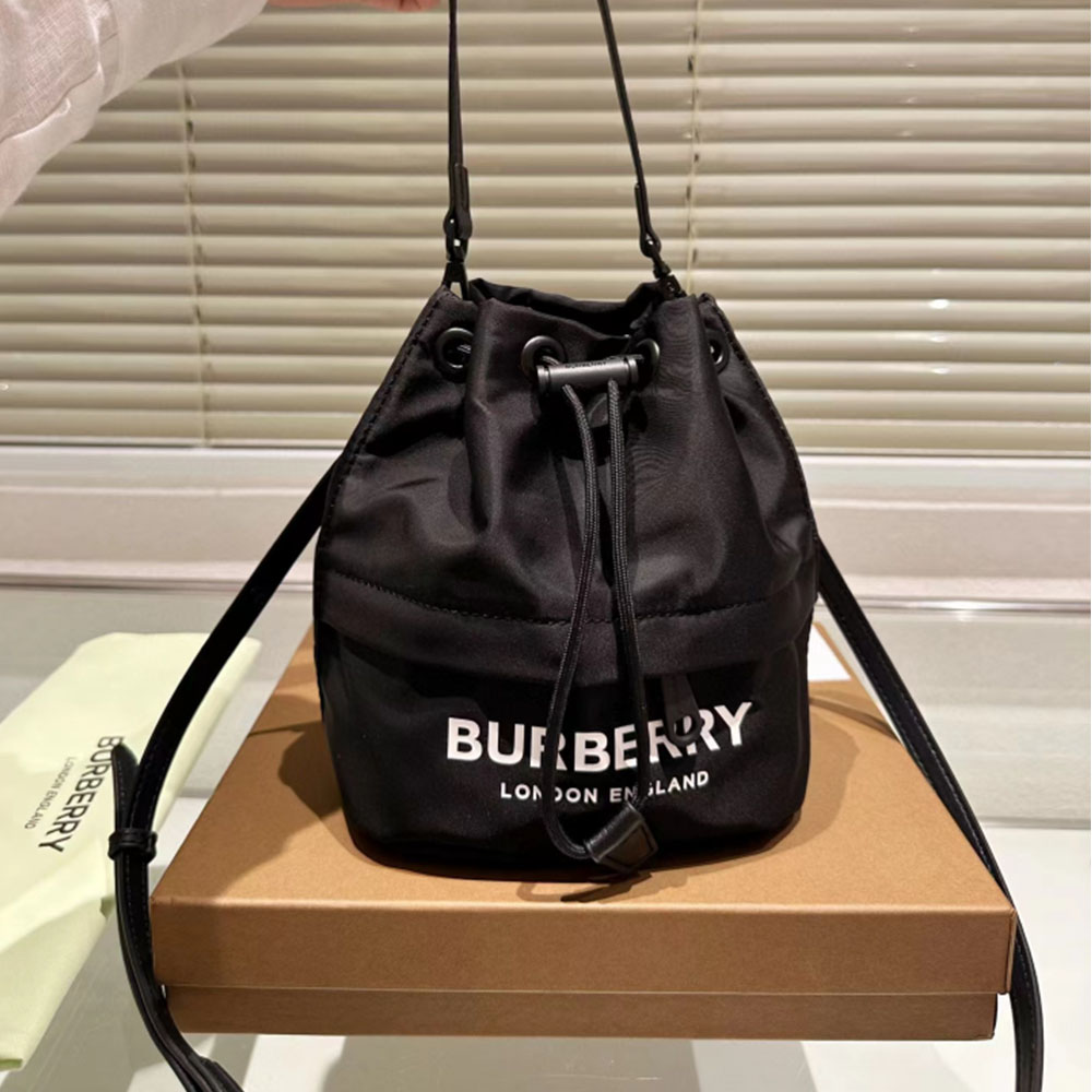 Burberry Striped Drawstring Ba - Image 4