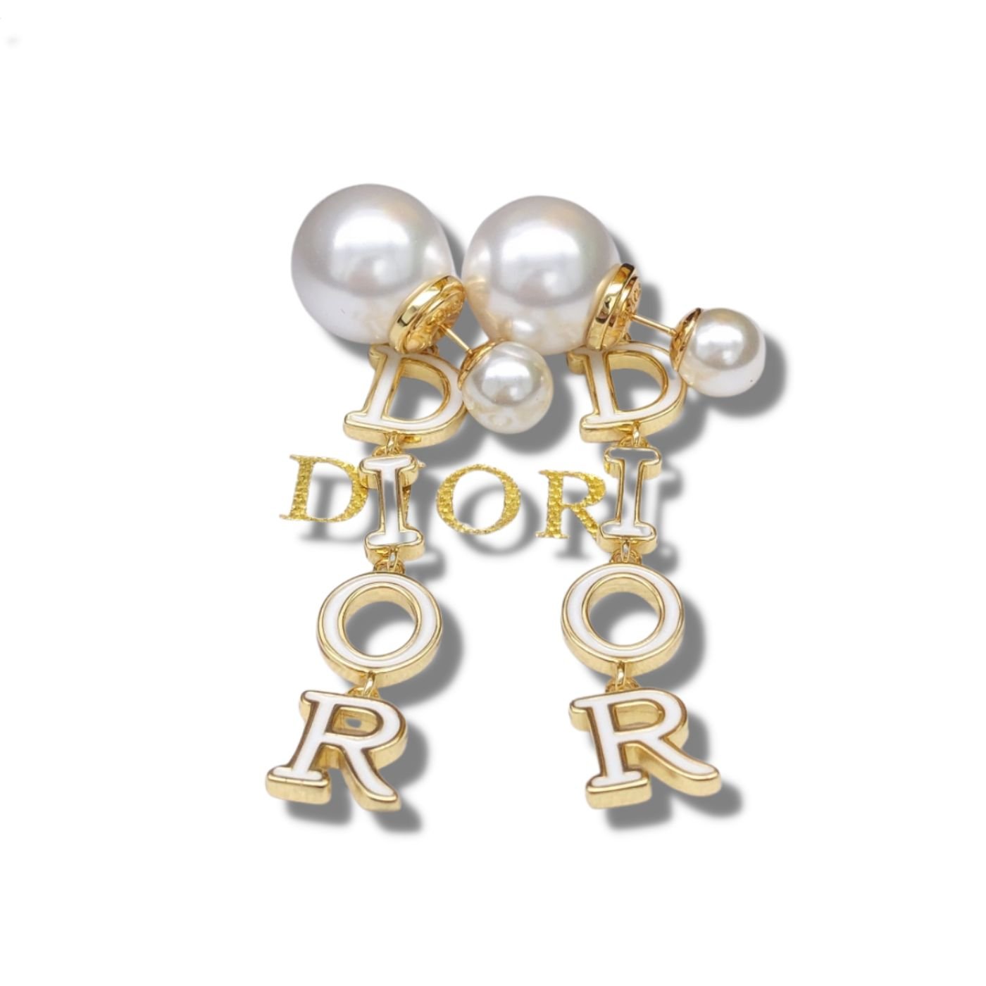 Dior 21 Autumn Earrings Gold For Women Jewelry - Image 1