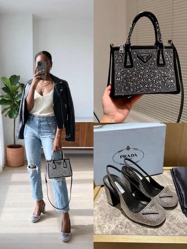 Prada Shoes & Bag Set