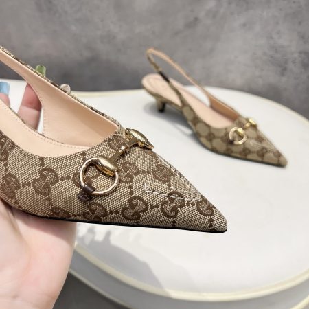 Gucci Women Slingback Pump with Horsebit - Image 9