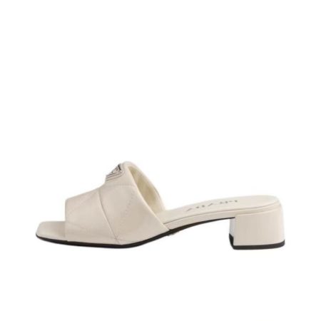 Prada 3.5CM Thick Slide Heels - Image 2