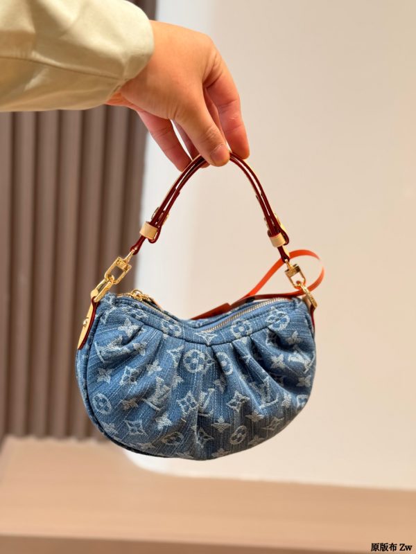 LV Pochette Valley Monogram Denim Bag