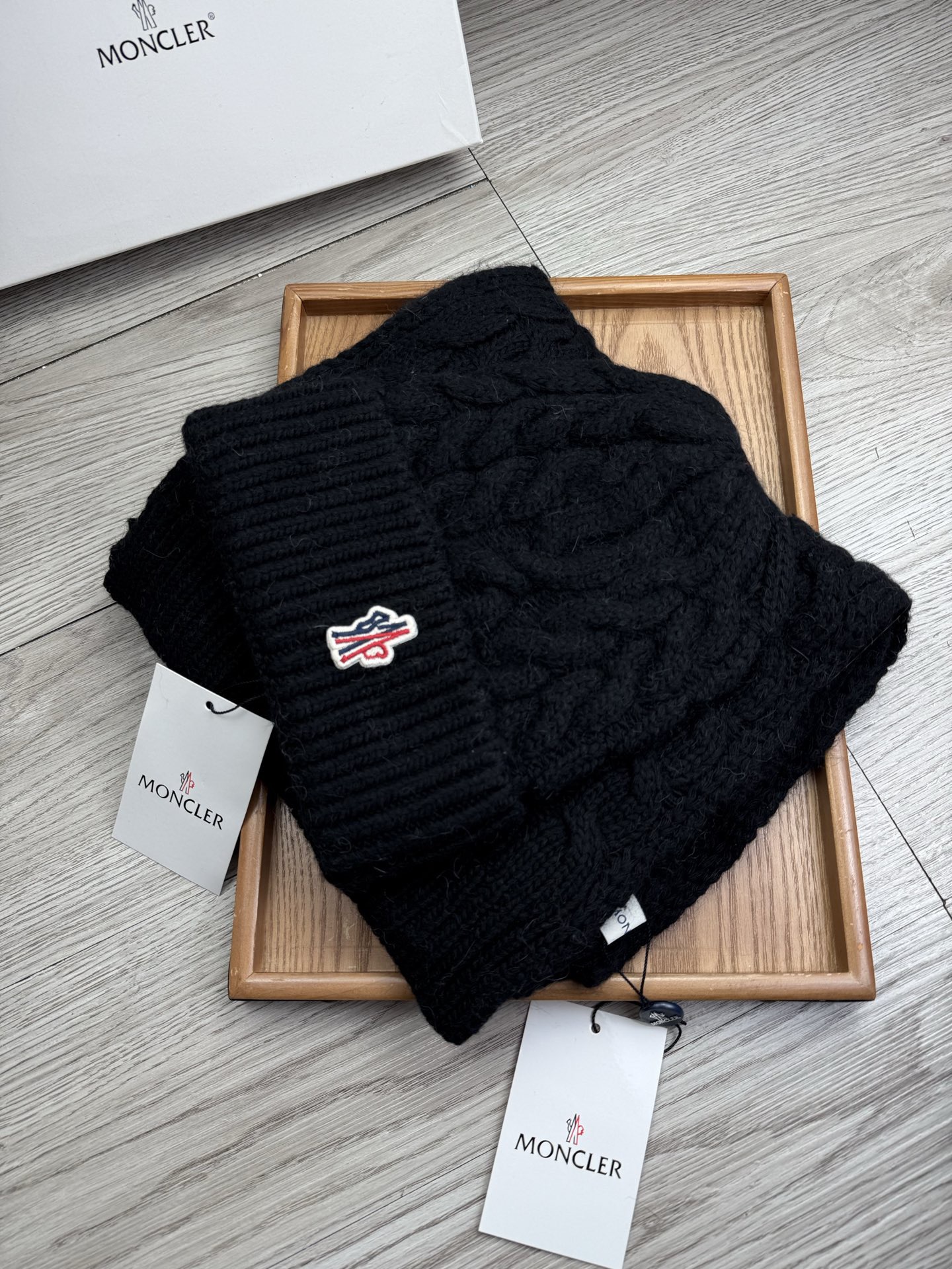Moncler Winter Hats + Scarves - Image 4