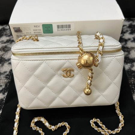 Chanel Spherical Adjustable Buckle Box Bag