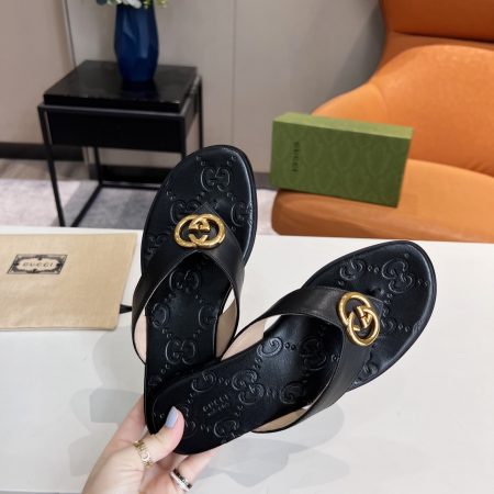 Gucci Interlocking G Thong Sandals - Image 7