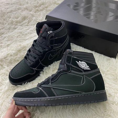 Travis Scott x Air Jordan 1 high OG "Black Phantom" DM7866-000 - Image 9