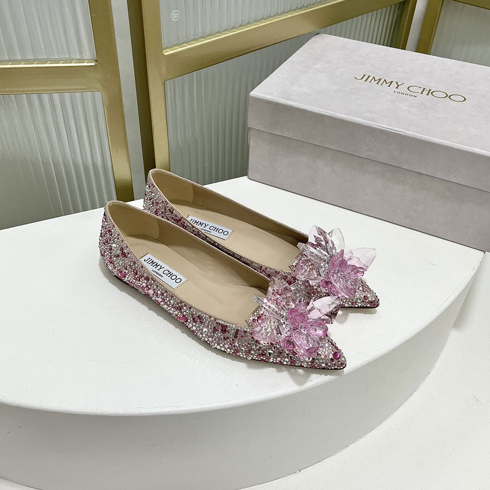 Jimmy Choo Allure Crystal Point Slide Sandal - Image 6