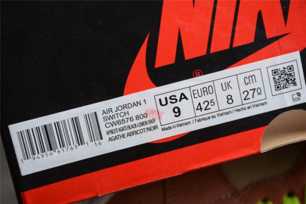 AIR JORDAN 1 HIGH SWITCH PEACH CW6576-800