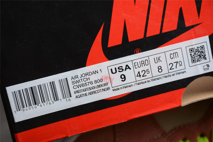 AIR JORDAN 1 HIGH SWITCH PEACH CW6576-800 - Image 14