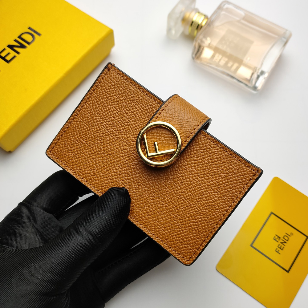 FENDI Calfskin Card Holder - Image 5