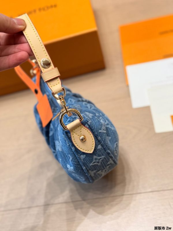LV Pochette Valley Monogram Denim Bag