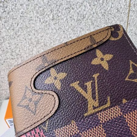 Louis Vuitton x Nigo Slender Wallet Brown - Image 5
