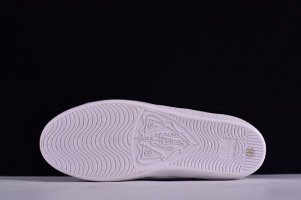 Gucci Ace Embroidered Low-Top Sneaker WITH COLORFUL STARS 431942-A38G1