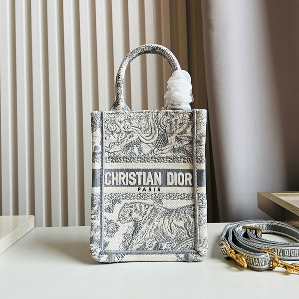 DIOR Book Tote Canva Shandbag - Image 9