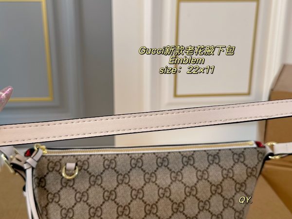 Gucci GG Emblem Small Shoulder Bag