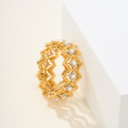Buccellati Lace Diamond Ring