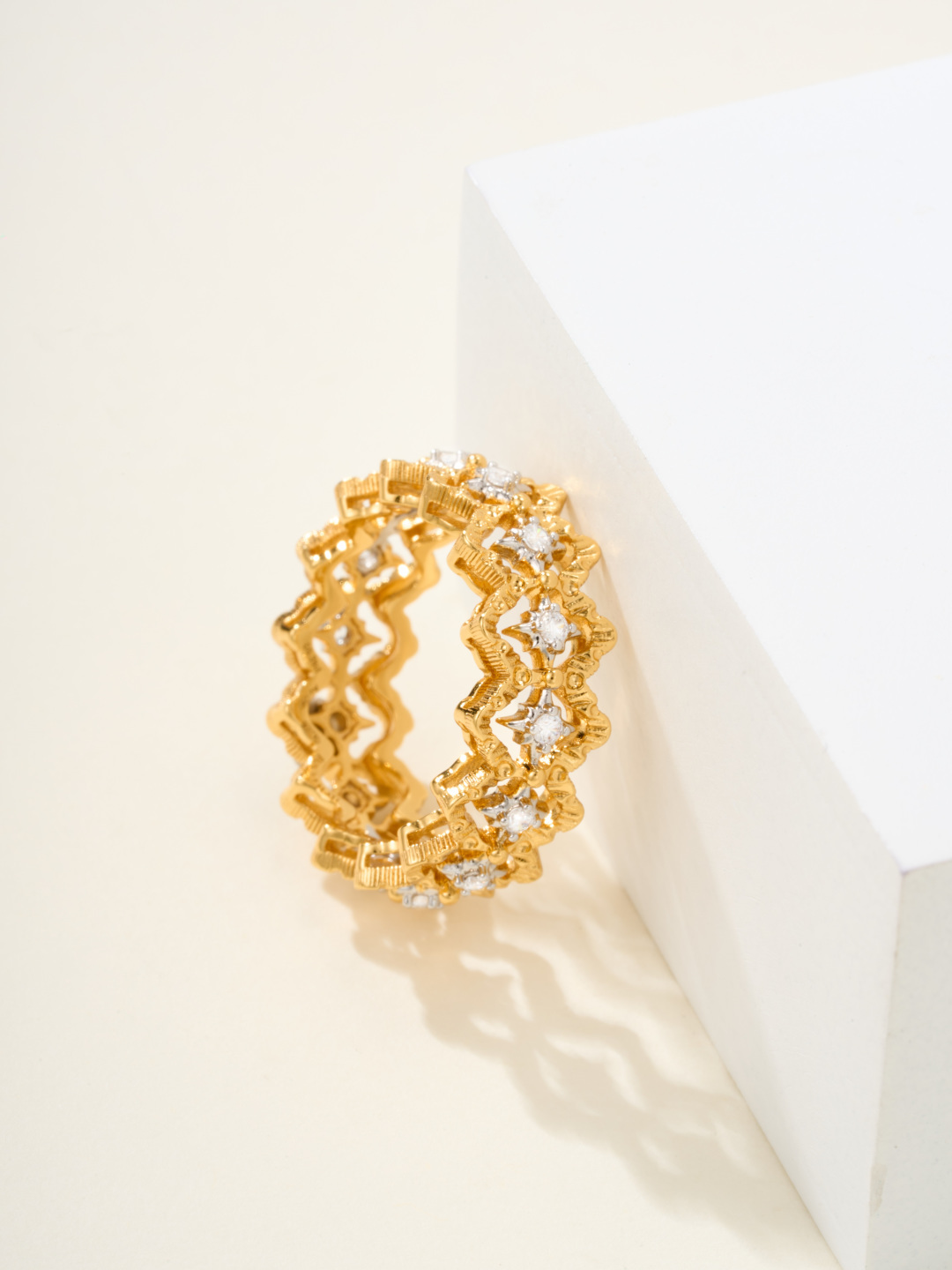 Buccellati Lace Diamond Ring - Image 1