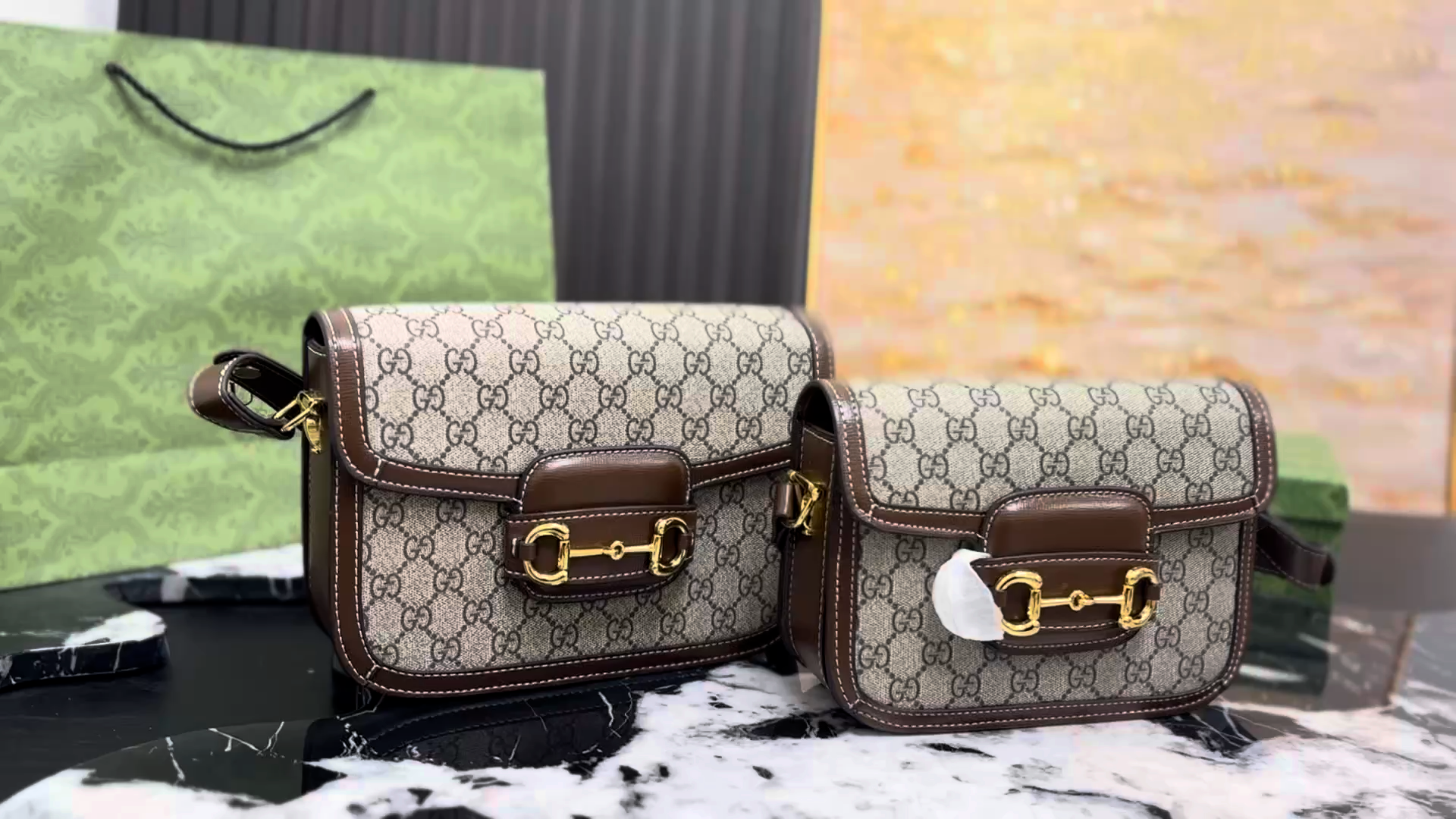 Gucci 1955 Saddle Bag - Image 1