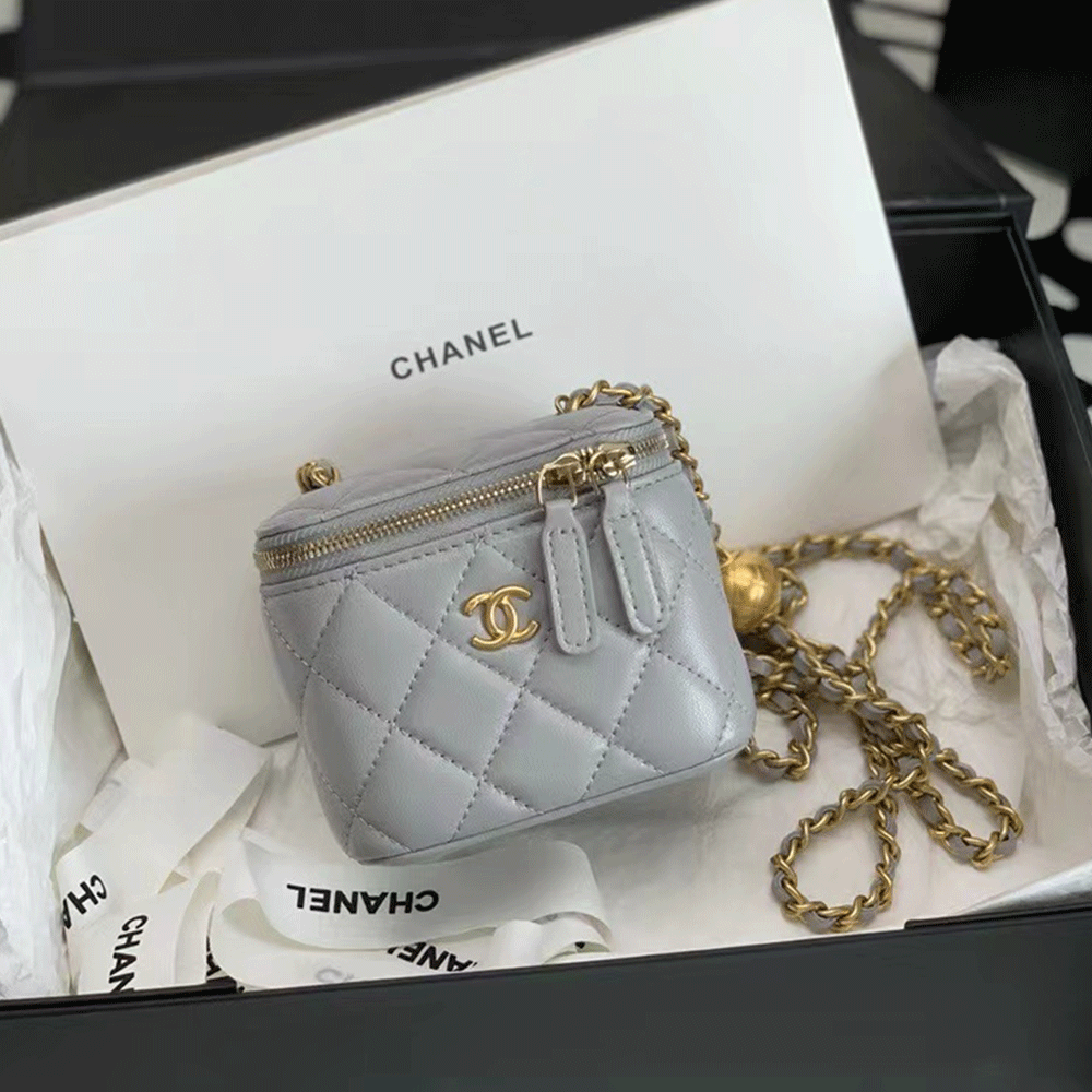 Chanel Golden-Ball Makeup Box - Image 10
