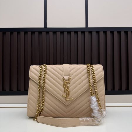 YSL Caviar Black Quilted Handbag - Image 4