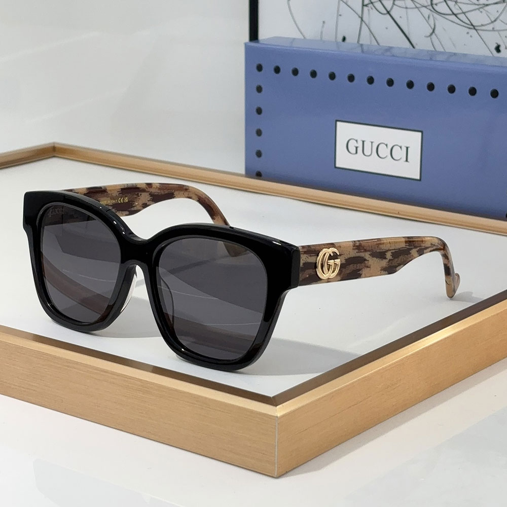 Gucci  Mirror leg Double G Mark sunglasses Top quality - Image 1