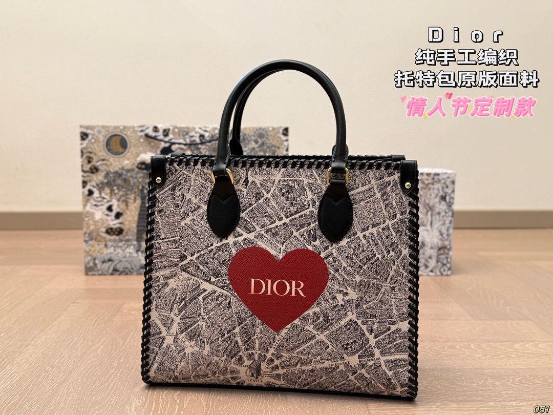 Dior Woven Tote Bag - Image 1