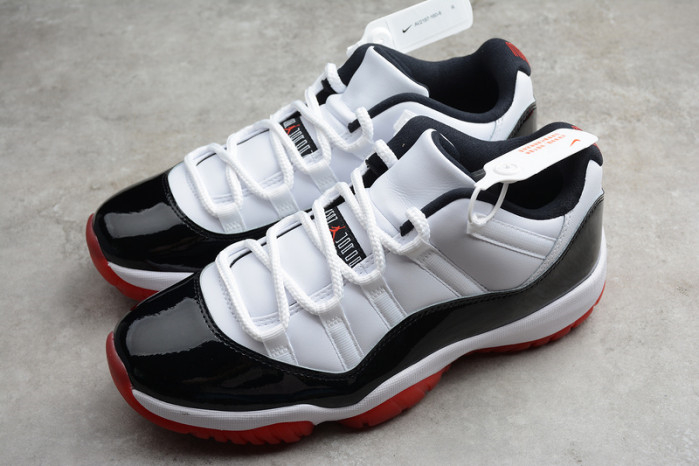 Air Jordan 11 Low White Bred AV2187-160 - Image 9