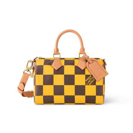LV  Speedy 25 Checkerboard Shoulder Bag Handbag