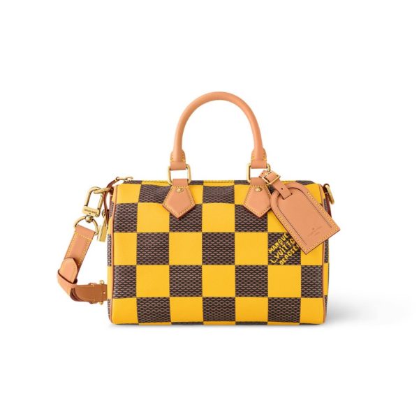 LV  Speedy 25 Checkerboard Shoulder Bag Handbag