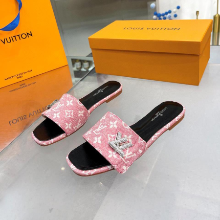 LV Flat Flat Flip-flops  Slide Sandal - Image 6