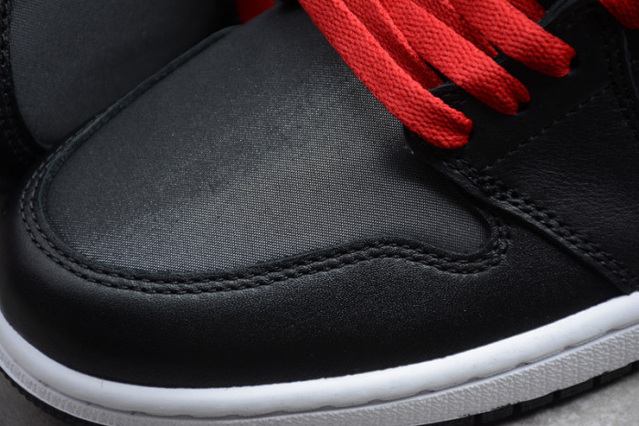 Air Jordan 1 High Black Satin 555088-060 - Image 9