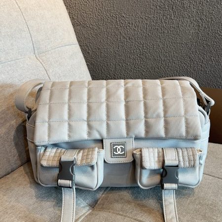 Chanel Sport Line Double Pocket Duffle Bag