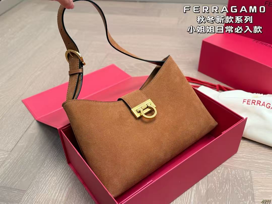 Ferragamo Shoulder Bag - Image 1