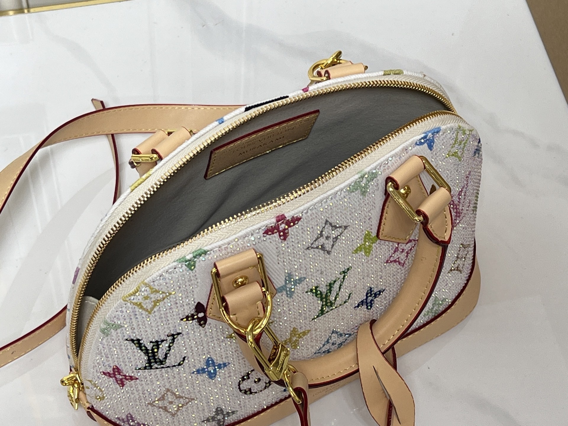 LV x TM Alma BB Shiny Handbag - Image 5