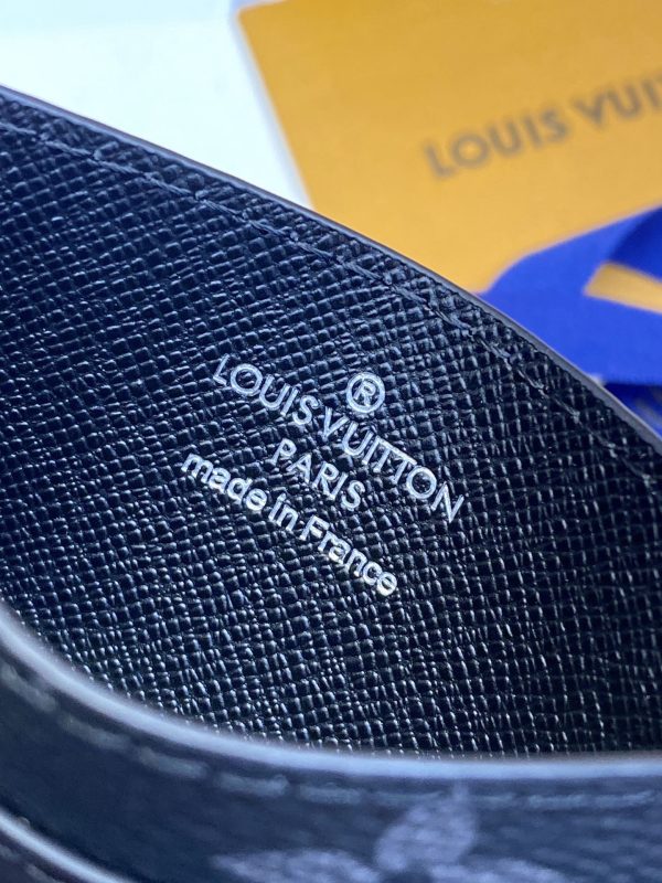 LV Monogram Eclipse Porte-Cartes Double Card Holder M62170