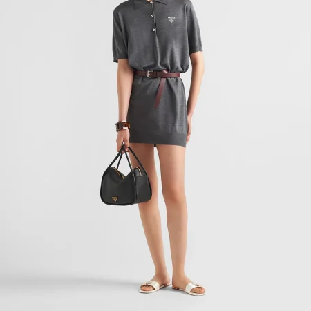 Prada Leather hand bag - Image 2