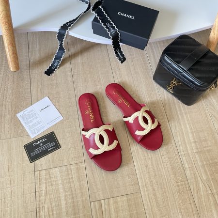 Chanel 26P Large Double C Openwork Flat Sandals - Image 5