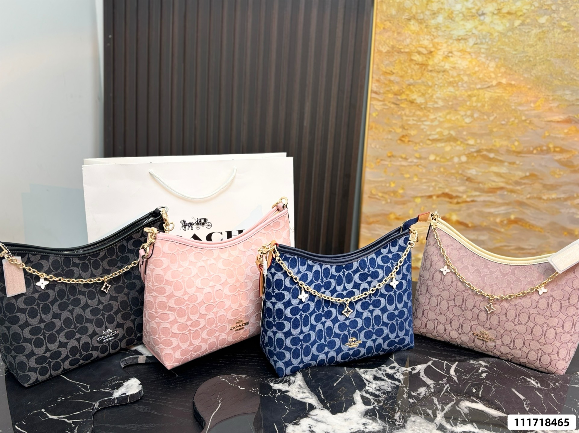 Coach Laurel Chain Wave Bag - Image 1