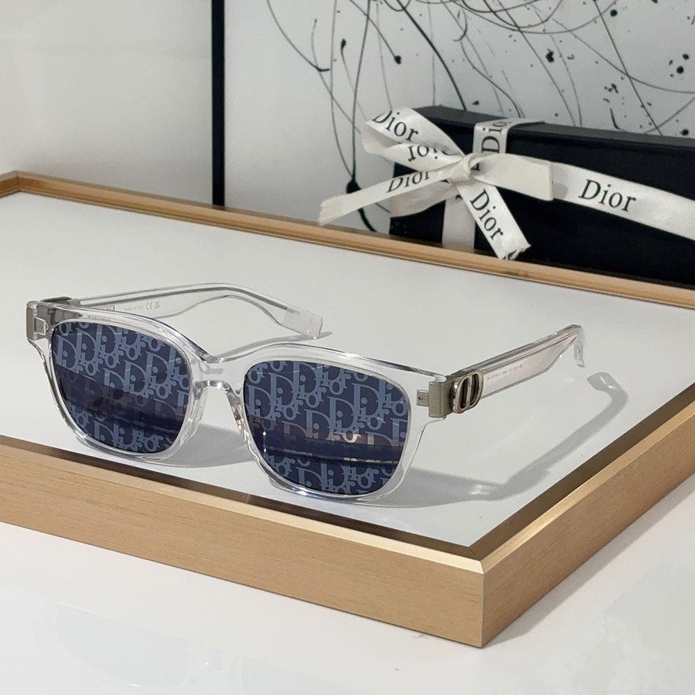 Dior  Mirror leg Logo identification Acetate fibre  sunglasses  Top quality - Image 8