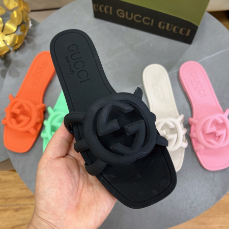 Gucci Rubber Slippers - Image 8