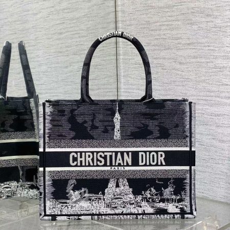 Dior Book Tote Paris Medium Bag - Image 6
