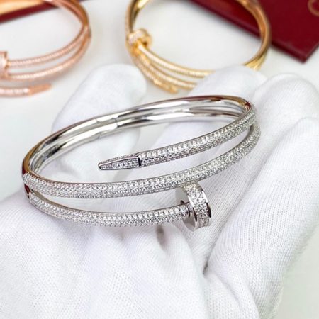 Cartier 3-color JUSTE UN CLOU bracelet - Image 13