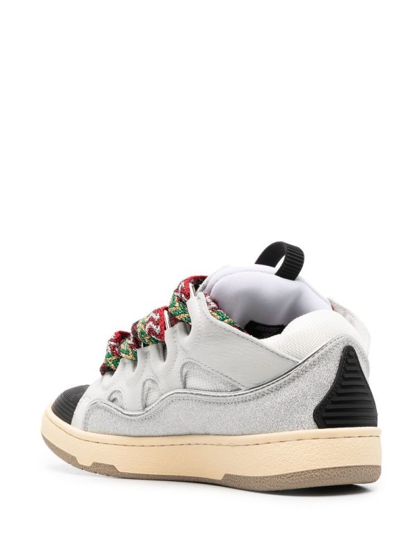 Lanvin LEATHER CURB SNEAKERS